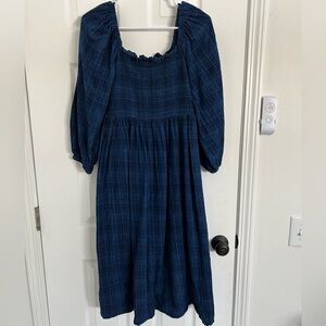J. Crew flannel cotton dress